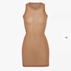 SKIMS Summer Mesh Mini-Dress